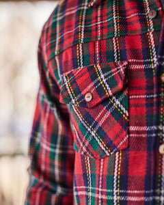 Highlands Plaid Wool Shirt Jacket