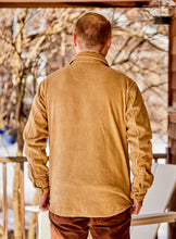 Load image into Gallery viewer, Golden Corduroy Shirt Jacket