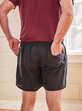 Load image into Gallery viewer, Black Linen Shorts
