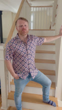 Load and play video in Gallery viewer, Diamonds Short Sleeve Shirt