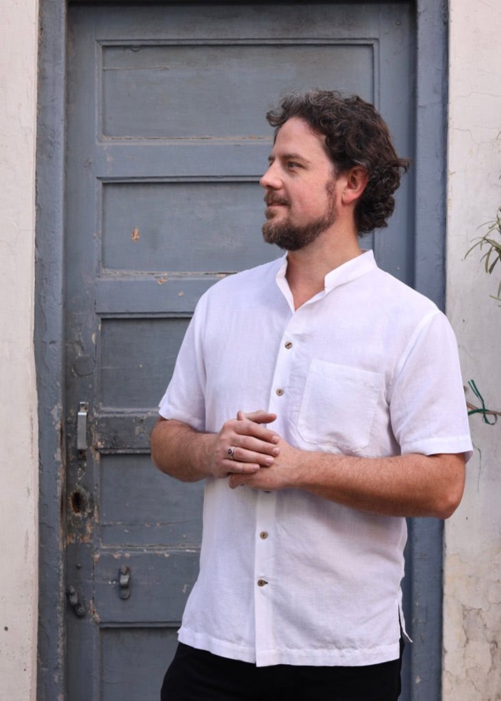 World Class White Linen Shirt