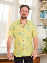 Load image into Gallery viewer, Electric Tiger Shirt (Sunshine &amp; Turquoise)
