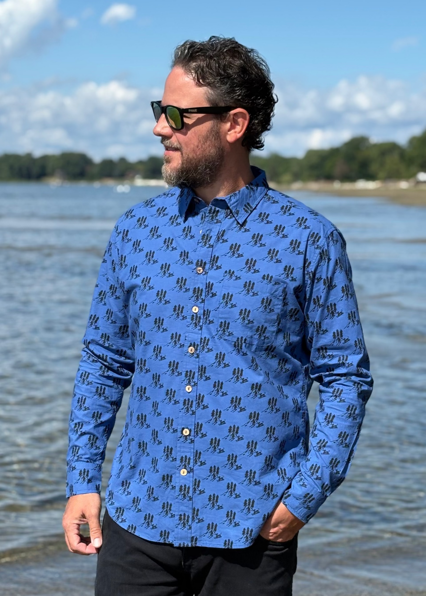 Wandering Skier Long Sleeve Shirt