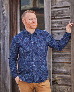 Seeds Of Life Indigo Shirt