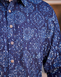 Seeds Of Life Indigo Shirt