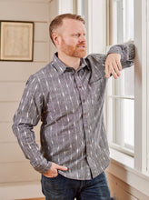 Load image into Gallery viewer, Morning Fog Ikat Shirt
