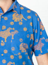 Load image into Gallery viewer, Electric Tiger Shirt (Blue &amp; Orange)
