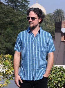Rise Up Indigo Shirt