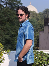 Load image into Gallery viewer, Rise Up Indigo Shirt
