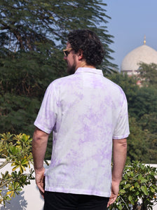 Purple Haze Tie Dye Short Sleeve Shirt