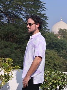 Purple Haze Tie Dye Short Sleeve Shirt