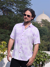 Load image into Gallery viewer, Purple Haze Tie Dye Short Sleeve Shirt
