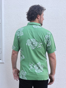 Green Fields Aloha Shirt