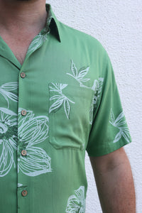 Green Fields Aloha Shirt