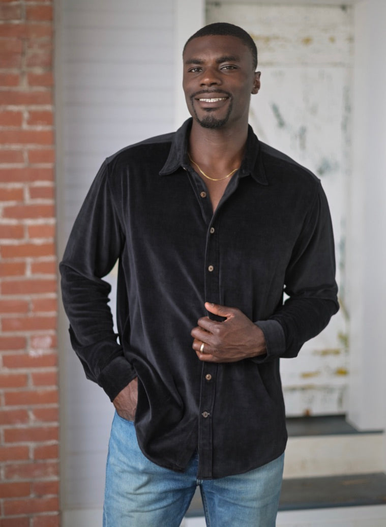 Midnight Velvet Shirt – One World Brothers