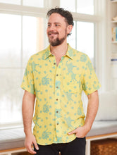 Load image into Gallery viewer, Electric Tiger Shirt (Sunshine &amp; Turquoise)
