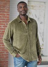 Load image into Gallery viewer, Shaken Not Stirred Velvet Shirt
