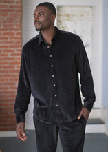 Load image into Gallery viewer, Midnight Velvet Matching Shirt &amp; Pants Set
