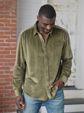 Load image into Gallery viewer, Shaken Not Stirred Velvet Shirt
