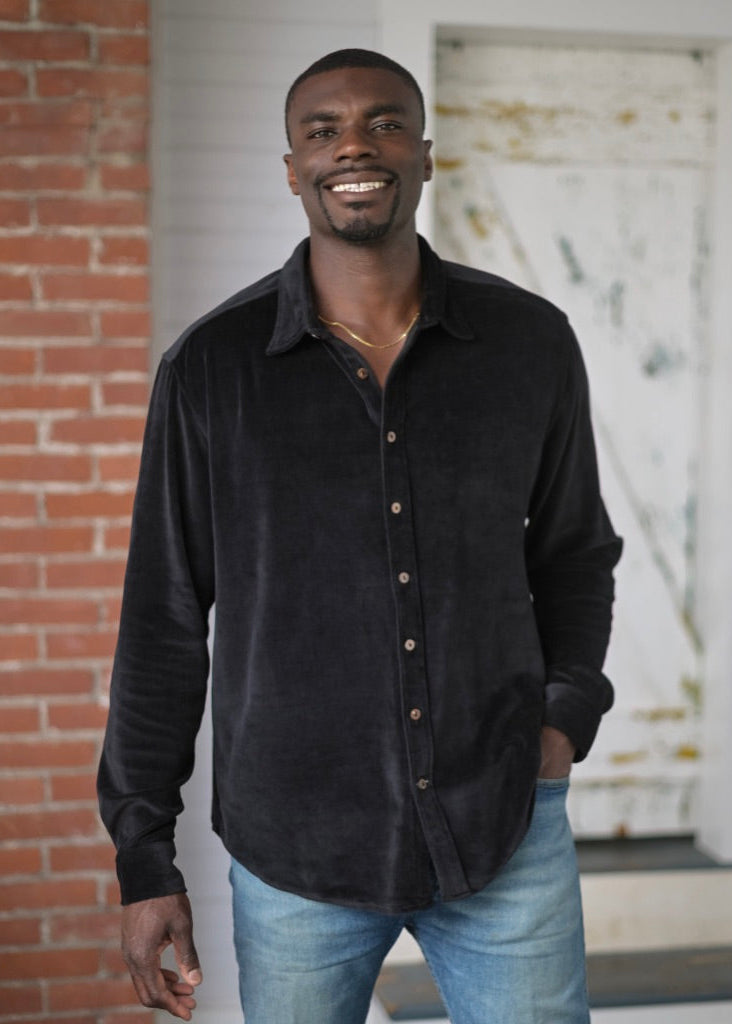 Midnight Velvet Shirt