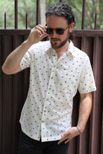 Load image into Gallery viewer, Pushkar Camel Fair (Ecru) Short Sleeve Shirt
