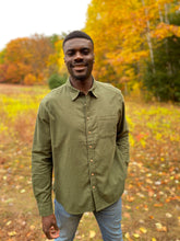Load image into Gallery viewer, Evergreen Corduroy Long Sleeve Shirt
